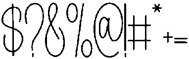 Elegant Document Regular otf (400) Font OTHER CHARS