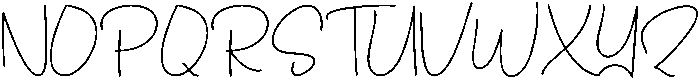 Elegant Document Regular otf (400) Font UPPERCASE