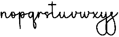 Elegant Document Regular otf (400) Font LOWERCASE