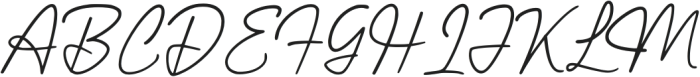 Elegant Lady otf (400) Font UPPERCASE