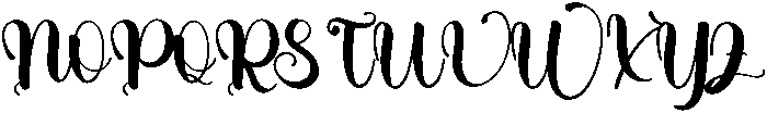 Elegant Regular otf (400) Font UPPERCASE