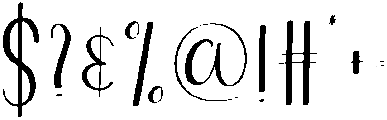 Elegant Regular otf (400) Font OTHER CHARS