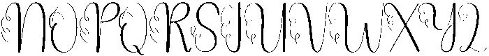Elegant Regular otf (400) Font UPPERCASE