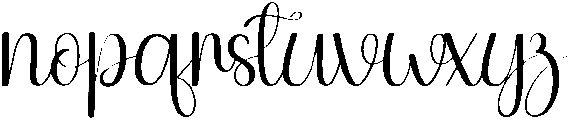 Elegant Regular otf (400) Font LOWERCASE