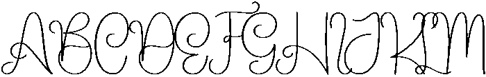 Elegant Regular otf (400) Font UPPERCASE