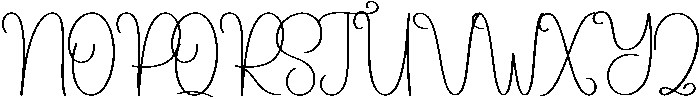 Elegant Regular otf (400) Font UPPERCASE