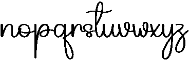 Elegant Regular otf (400) Font LOWERCASE