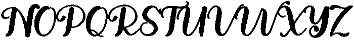 Elegant Regular otf (400) Font UPPERCASE