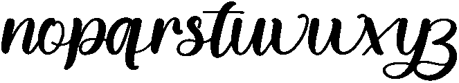 Elegant Regular otf (400) Font LOWERCASE