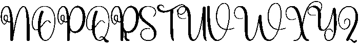 Elegant Regular otf (400) Font UPPERCASE