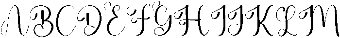Elegant Regular otf (400) Font UPPERCASE