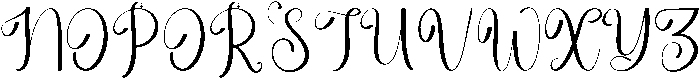 Elegant Regular otf (400) Font UPPERCASE