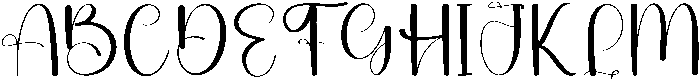 Elegant Regular otf (400) Font UPPERCASE