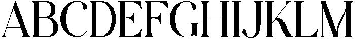 Elegant Regular otf (400) Font UPPERCASE