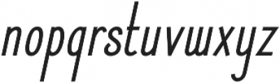 Elegant Sans Bold Italic otf (700) Font LOWERCASE