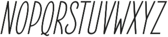 Elegant Sans Italic otf (400) Font UPPERCASE