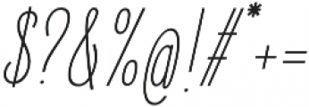 Elegant Sans Light Italic otf (300) Font OTHER CHARS