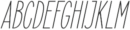 Elegant Sans Light Italic otf (300) Font UPPERCASE