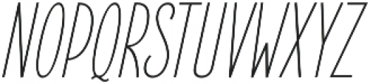 Elegant Sans Light Italic otf (300) Font UPPERCASE