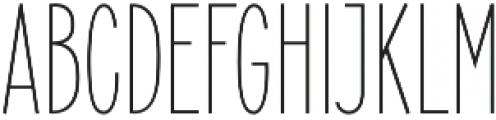 Elegant Sans Light otf (300) Font UPPERCASE