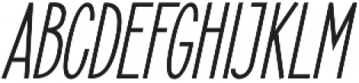 Elegant Sans SemiBold Italic otf (600) Font UPPERCASE