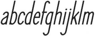 Elegant Sans SemiBold Italic otf (600) Font LOWERCASE