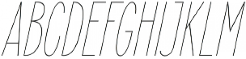 Elegant Sans Thin Italic otf (100) Font UPPERCASE