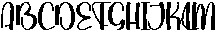 Elegant Santa Regular otf (400) Font UPPERCASE