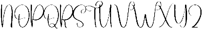 Elegant Signature Regular otf (400) Font UPPERCASE