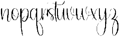 Elegant Signature Regular otf (400) Font LOWERCASE