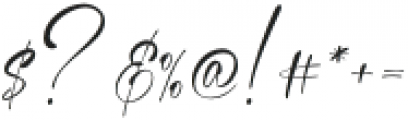 Elegant Signature otf (400) Font OTHER CHARS