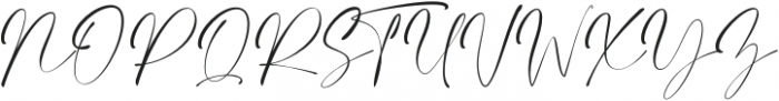 Elegant Signature otf (400) Font UPPERCASE