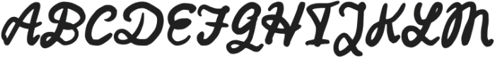 Elegant Vintage Regular otf (400) Font UPPERCASE