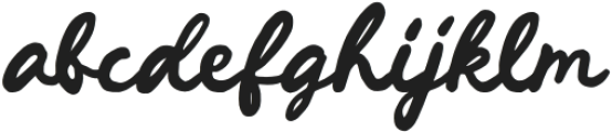 Elegant Vintage Regular otf (400) Font LOWERCASE