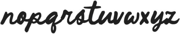 Elegant Vintage Regular otf (400) Font LOWERCASE