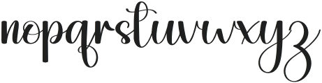Elegant Wedding Regular otf (400) Font LOWERCASE