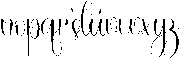 Elegant Wednesday Regular otf (400) Font LOWERCASE