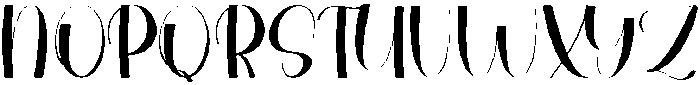 Elegant Wonderful Regular otf (400) Font UPPERCASE