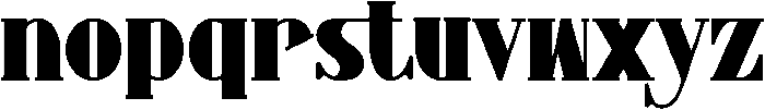 Elegant otf (400) Font LOWERCASE