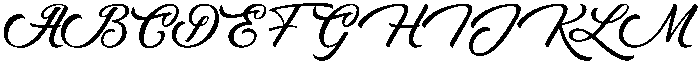 Elegant otf (400) Font UPPERCASE