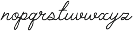 ElegantVintage ttf (400) Font LOWERCASE