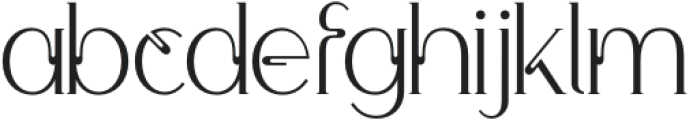 Elegante FD Regular otf (400) Font LOWERCASE