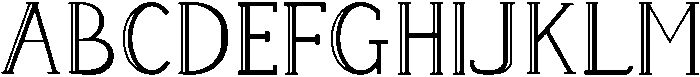 Elegante otf (400) Font UPPERCASE