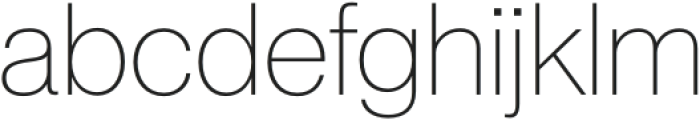 Eleganti Thin otf (100) Font LOWERCASE