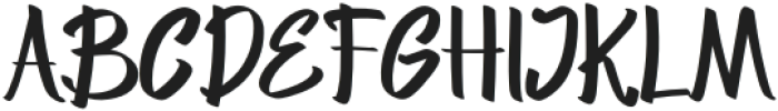 Elegia Regular otf (400) Font UPPERCASE