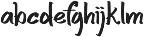 Elegia Regular otf (400) Font LOWERCASE