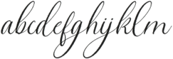 Elegise Regular otf (400) Font LOWERCASE