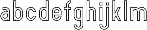 Elegrand Gothic Inline ttf (400) Font LOWERCASE