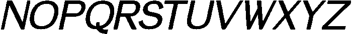 Elemendy Italic otf (400) Font UPPERCASE