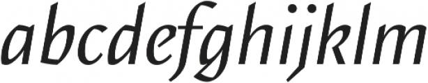 Elemental Sans Pro Italic otf (400) Font LOWERCASE